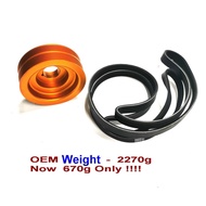 Proton Perdana V6 6A12 / Mitsubishi 6A12 T6061 Alloy Racing Engine Crank Shaft Pulley - Mitsubishi 6