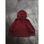 [READ DESCRIPTION] Uniqlo U Uniqlo maroon Hoodie Uniqlo undercover