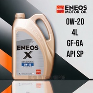 ENEOS X 0W20 SP GF-6A Fully Synthetic Engine Oil (4L) Minyak Hitam Sintetik Penuh