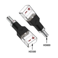 Sennheiser HD580 HD600 HD650 HD660S ke HD800 HD800S HD820 Penyesuai Kabel Fon Kepala