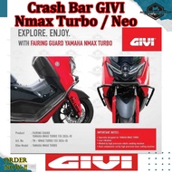 CrashBar GIVI Nmax Turbo Nmax Neo Body Protector Yamaha Nmax Tubular Crash Bar Engine Guard GIVI Nma
