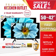 Sharp 50 Inch AQUOS Full HD Google TV 2TC50EG1X | 42 Inch 2TC42EG1X | 50 Inch Android TV 2TC50BG1X |