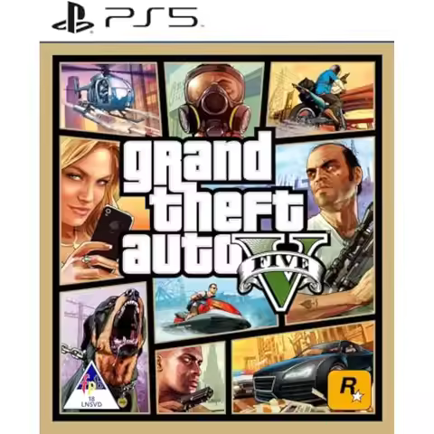 Grand theft auto v (gta 5) game for sony playstation 5 ps5 console