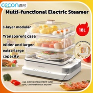 CECON Electric Steamer steamer multifunctional electric kitchen egg steamer multi cooker