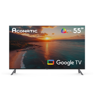 Aconatic ทีวี 55 นิ้ว QLED 4K Google TV รุ่น 55QS1000AN ระบบปฏิบัติการ Google