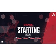 Apex Legends Stream Overlay Package / Screen Theme / Widget Theme (STREAMLABS OBS / OBS Studio)