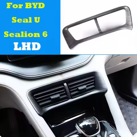 LHD For BYD Seal U Sealion 6 2024 2025 2026 Car Center Console Air Condition Air Vent Outlet Frame C