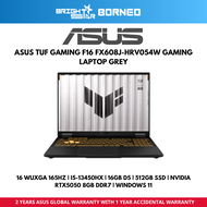 ASUS Tuf Gaming F16 FX608J-HRV054W Laptop - 16" WUXGA 165HZ/I5-13450HX/16GB D5/512GB SSD/RTX5050/W11