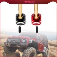 Lohobby 2Pcs Banana Plug Connectors Metal 4mm Brass Plugs for 1:10 Scale Car Crawler