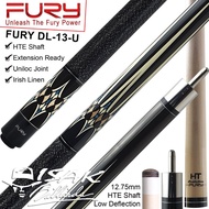 FURY DL-13 MAPLE POOL CUE - 13 MM - BILLIARD STICK STIK BILIAR BILYAR - LUX MN