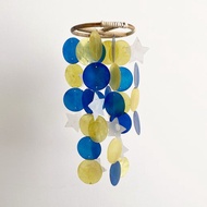 DIY 套件|聖誕老人出發了。精品(S)-綠圈|Capiz貝殼風鈴手機|#0-517