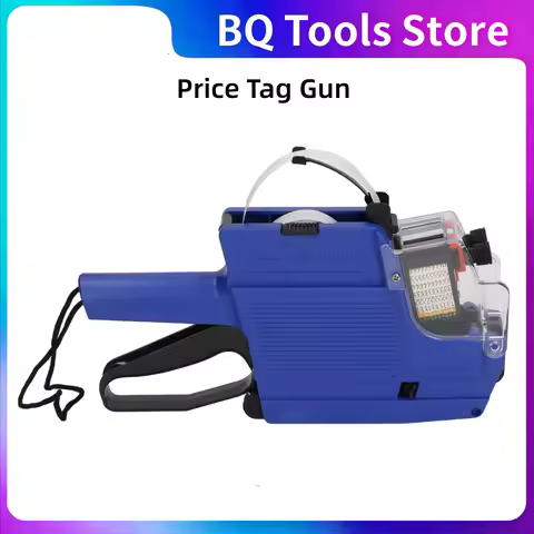 Price Tag Gun 10 Digits 2 Lines Tagging Gun Labeller Marker Attacher Tool Office Store 16 x 23mm Lab