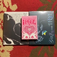 Gidle ALBUM SET IDLE I FEEL QUEENCARD ALLERGY QUEEN CAT BUTTERFLY VER MIYEON MINNIE SOYEON YUQI SHUH