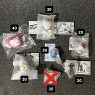 放 包平郵 大量 Sanrio 扭蛋 盲盒 卡套 公仔 鎖匙扣 PC狗 Pochacco 可羅米Kuromi 美樂蒂My Melody 小綿羊 My Sweet Piano 布甸狗Pompompuri