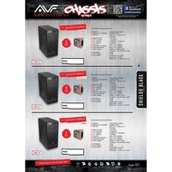 AVF SHIELDO BLACK CASING (ACSD573) OFFICE CASING WITH 500W POWER SUPPLY