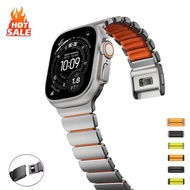 Titanium Fluoroelastomer Sport Rubber Band Strap for Apple Watch Series 11 10 9 8 7 6 5 SE 3 2 IWatc