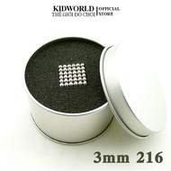 Bộ Đồ Chơi Xếp Hình Khôi 216 Bi Nam Châm Neocube Buckyballs 3mm Chất Lượng Cao