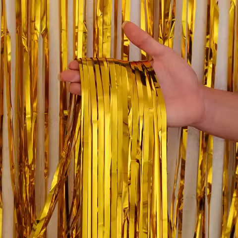 1m*2m Party Rain curtain baby shower birthday wedding bachelor party Decoration graduation new year 