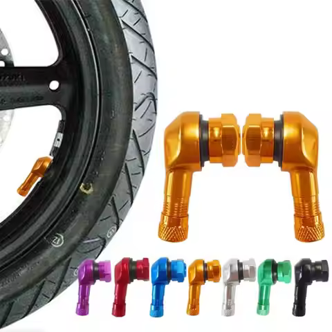 90° Valve Motorcycle Rim Leakproof Aluminum Alloy Motorcycle Wheel Tire Motorcycle Modification Tire