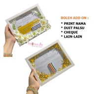 NEW STOCK Siap Gubah Frame Mas Kahwin / Hantaran