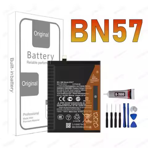 New High Quality 5160mAh BN57 Battery For Xiaomi Poco X3 Pro / Poco X3 NFC Batteries+Free Tools