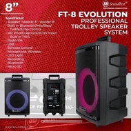 Speaker Portable Wireless Meeting SOUNDBEST FT 8 / FT8 8 inch ORIGINAL SOUNDBEST