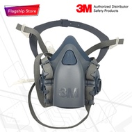 3M™ 7502 ไซส์ M หน้ากากครึ่งหน้าชนิดไส้กรองคู่ ซิลิโคน  ขนาดกลาง (เฉพาะหน้ากาก)