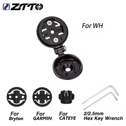 ZTTO Bicycle Computer Stem Mount Holder GPS Bracket Adjustable Holder For Garmin Bryton Cateye Wahoo
