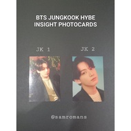 OFFICIAL BTS JEON JUNGKOOK HYBE INSIGHT PHOTOCARDS