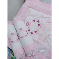 bedding set bayi bantal guling custom nama bayi