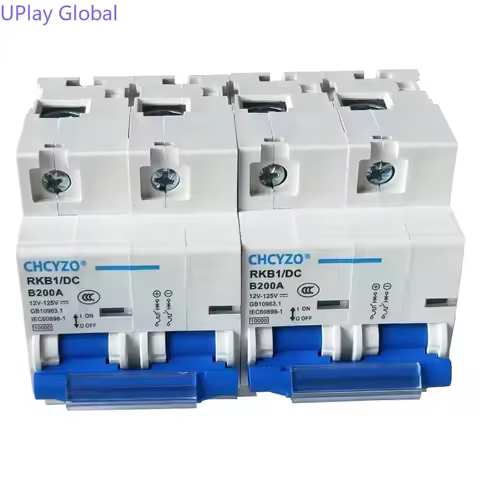 12V 24V 36V 48V 60V 72V 96V 120V 2p DC Circuit Breaker Solar Battery Circuit Breaker 80A/100A/125A/2