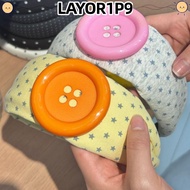 LAYOR1P9 Button Hairband, Large Button Colorful Star Hairband, Y2K Anti-Slip Vintage Style Polka Dot