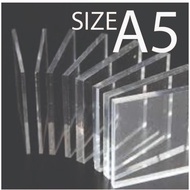 A5 acrylic sheeet / plastik size A5
