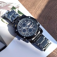 (COD) ส่งทั่วไทย นาฬิกา นาฬิกาข้อมือ แบรนด์ SKMEI 1389 เอสเคมี่ นาฬิกาแฟชั่น นาฬิกาข้อมือผู้ชาย นาฬิกาผช นาฬิกาทางการ สายสแตนเลส สายเหล็ก กัน