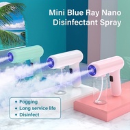Clear Stock🔥Pink Nano Gun Mini Blue Ray Nano Disinfectant Spray Gun Handheld Wireless Atomizer Sanitizer 300ML