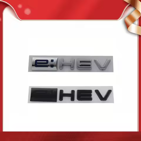 3D Premium e: HEV for Civic Odyssey Accord Hybrid Fit car Fender trunk Rear Bonnet Nameplate Decal E