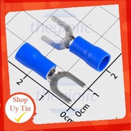 [20 Pieces]- SV3.5-6 Cos Y-shaped Head With Wire Cover 2,63-4.6mm2 Blue M6 Screws Giang Tech Hub