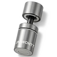 JMWOHTT 廚房與浴室水龍頭、通用旋轉助推器防濺裝置、通用水出口連接器