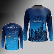 BAJU HIKING GUNUNG KINABALU | Sublimation Jersey long sleeve T-Shirt#2026