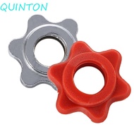QUINTON Dumbell Nut Durable Dumbell Accessory Clamps Dumbell Solid Steel Standard Fixed Dumbbell Hex