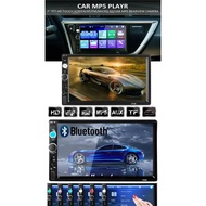 Car Radio MP5 Stereo Head Unit Bluetooth Touch Screen Monitor 7Inch Head Unit MP5 USB SD Card Aux In