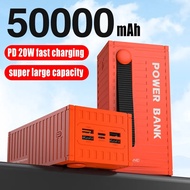 50000mAh Power Bank PD 20W Portable Camping Emergency External Battery High Capacity 30000mAh Powerbank 20000mAh Fast Charger