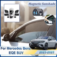 For Mercedes Benz EQE SUV Car Accessories X294 2023 2024 2025 Magnetic Sunshields Visor Net Mesh Par