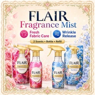 SG In Stock Kao Flair Anti Wrinkle Spray 270ml & Refill 240ml /Floral Sweet/ Deodorizer/ Wrinkle