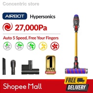 ▪﹍Airbot Hypersonics (Gold) 27000Pa Auto Speed Cordless Handheld Vacuum HEPA Filter Dust Mite Brush ( 1 Yr Warranty )