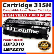 HIGH YIELD Compatible Canon CRG Cartridge 315 CRG315 Canon315 Cart 315 LBP3310 LBP3370 LBP 3310 3370