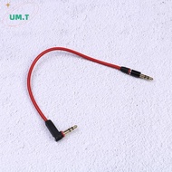 UM.T 3.5mm Short 20cm Ja to Ja Aux Cable Male to Male Stereo Audio Cables Cord