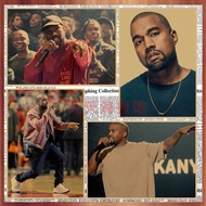 Kanye West Kanye West Rap Hip Hop Singer Poster Bar Cafe Kraft Paper Decorative Wall Painting 42 * 3