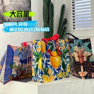 Ready Stock Free Shipping Over 4 Foreign Trade Order Oil Painting Style Spring Summer New Style Wate