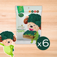 Greenday - [六包裝] Greenday Kids 開心水果農場 西蘭花脆脆 健康低糖零食 9g